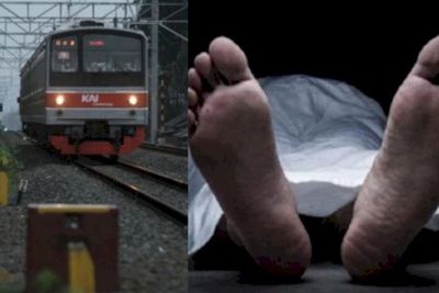 Dikira Mau Nyeberang, Pria Ini Mendadak Berhenti di Rel dan Dihajar KRL Hingga Tewas
