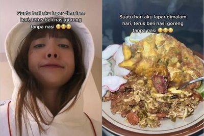 Viral Wanita Lapar Tengah Malam, Pesan Nasi Goreng Tanpa Nasi, Seperti Ini Bentuknya!