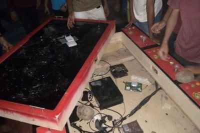 Dianggap Meresahkan, Masyarakat Tanjung Pura Obrak-abrik Lapak Judi Tembak Ikan