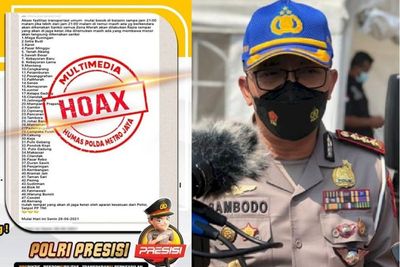 Heboh Pesan Berantai Sebut Angkutan Umum di DKI Dibatasai Sampai 21.00 WIB, Polisi: Hoax!