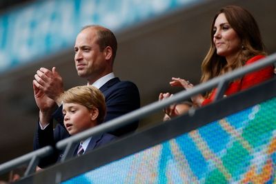 FOTO: Euforia Pangeran William dan Keluarga Usai Inggris Lolos ke Perempat Final EURO 2020