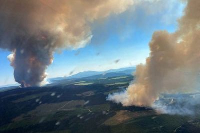 FOTO: Kebakaran Hutan Akibat Gelombang Panas di British Columbia, Kanada