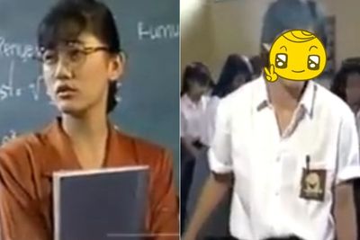Viral Video Nike Ardilla Jadi Guru saat Main Sinetron, Wajah Muridnya Bikin Netizen Salfok