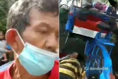 Tampang Tukang Becak yang Tebas Leher Temannya di Trenggalek, Iri Temannya Dapat Sedekah