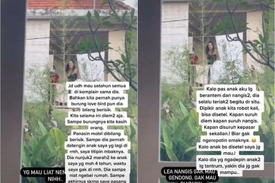 Viral, Wanita Ini Curhat Tetangga Sering Komplain Gegara Berisik, Anak Nangis Gak Boleh