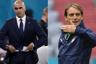 Belgia vs Italia di 8 Besar EURO 2020, Perang Urat Saraf Roberto Martinez&Roberto Mancini