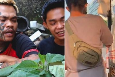 POPULER: Dua Pria Mukbang Mie Rebus Pakai Daun Kecubung hingga Penjual Es Berbadan Kekar