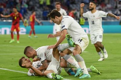 FOTO: Euro 2020, Belgia vs Italia 1-2, Azzurri Tantang Spanyol di Semifinal