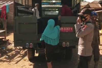 Polres Padang Lawas Sediakan Layanan Antar Jemput Demi Sukseskan Vaksinasi Covid-19 Massal