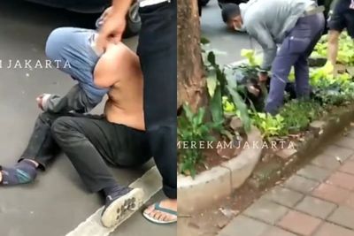 Detik-detik Warga Berhasil Tangkap Komplotan Maling Bermodus Pecah Kaca Mobil di Menteng