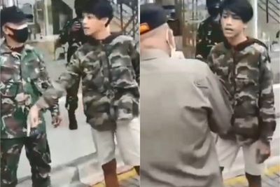 Duh! Pemuda Ini Tak Terima Dirazia Masker Lawan Petugas di Ciputat, Ngaku Keluarga Polisi
