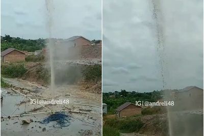 Heboh, Cairan Kental Muncrat dari Tanah di Balikpapan, Ternyata Semburan Lumpur Gas Bocor