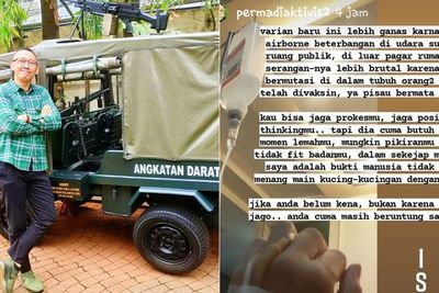 Abu Janda Kena COVID-19 dan Pamer Tangan Diinfus, Respon Netizen Mengejutkan
