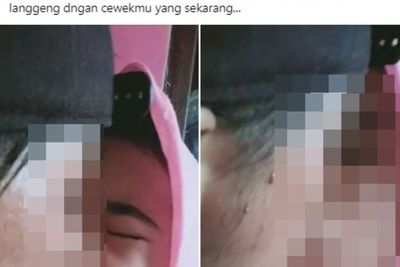 Tak Terima Diputusin, Cewek Ini Pede Unggah Foto Ciuman Sambil Merem dengan Mantan