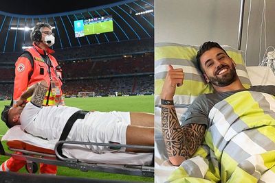 Sukses Operasi Tendon Achilles, Spinazola Bagikan Foto Senyum Acungkan Jempol