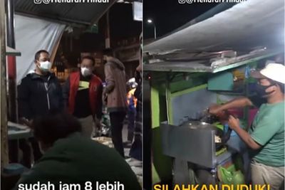 Turun Langsung Kawal Patroli PPKM Darurat, Walkot Semarang Borong Semua Makanan di Warung