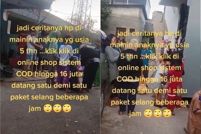 Heboh! Bocah 5 Tahun Tak Sengaja Pesan Barang Sistem COD Hingga Rp16 Juta saat Main Ponsel
