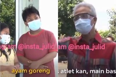 Tak Sengaja Bertemu Ganjar Pranowo, Bocah SD Ini Ngobrol Santai Bak Teman Sebaya