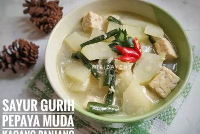 Resep Mudah Membuat Sayur Gurih Pepaya Muda