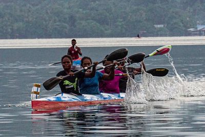 FOTO: Latihan Atlet Dayung Papua Barat