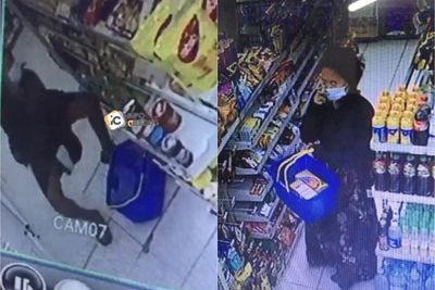 Duh! Emak-emak Ini Terekam CCTV Mencuri di Minimarket, Selipkan Susu Bayi ke Dalam Roknya