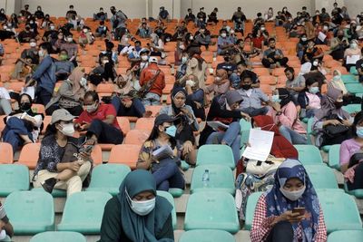 FOTO: Vaksinasi Massal Untuk Warga Kabupaten Bogor