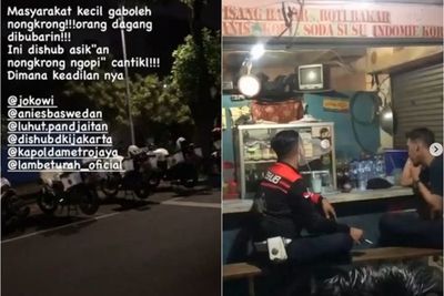 Sekelompok Petugas Dishub Terciduk Nongkrong Bareng Saat PPKM, Netizen Geram
