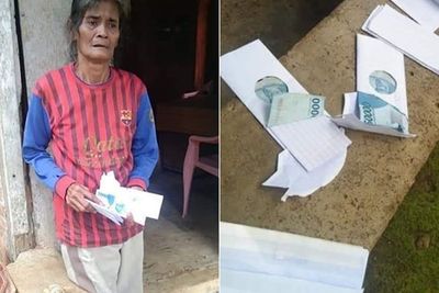 Pilu Nenek Miskin Penerima BLT Ditipu Oknum, Amplopnya Dilubangi, Isinya Uang Palsu