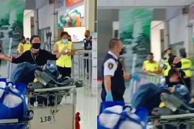 Wanita Ini Nangis Histeris Tak Boleh Terbang karena Belum Vaksin, Suami Baru Meninggal