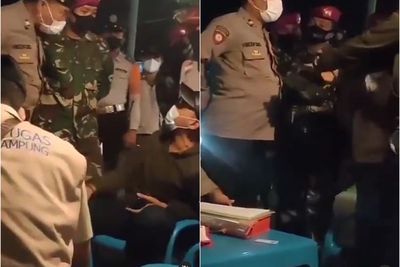 Dibentak Polisi saat Razia PPKM, Pedagang Ini Ngamuk: Saya Mau Makan Apa Kalau Gak Buka!