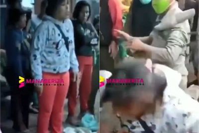 Emak-emak Penjual Sayur Ngamuk ke Satpol PP saat Amankan Dagangannya: Kalian Hebat Kali!