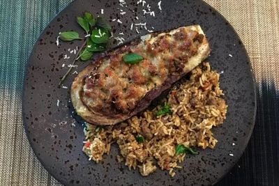 Masak Terong Panggang Isi Daging Yuk Guys, Rasanya Enak Banget Loh