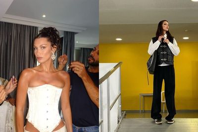 Tampilan Bella Hadid Mencuri Perhatian saat Tampil di Cannes Film Show 2021