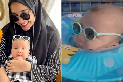 Zaskia Sungkar Bagikan Potret Kece Anaknya Pakai Kacamata saat Renang, Ya Allah Gemes