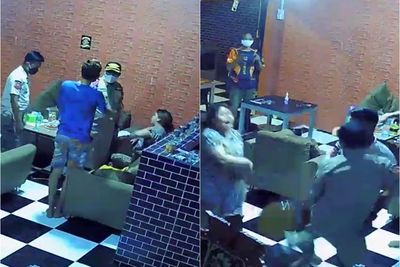 Geger! Viral Video Aksi Oknum Satpol PP Gowa, Pukul Suami Istri Pemilik Warkop