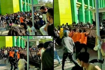 Warga Berkerumun Robohkan Pagar, Penyebab Kekacauan Antre Vaksin Covid-19 di Kota Kupang