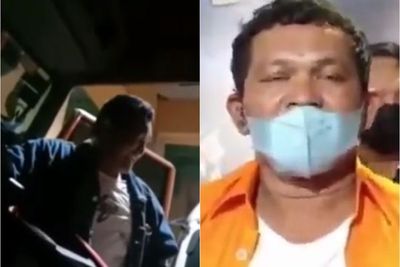 Galak Saat Palak Sopir Truk, Preman Ini Ciut Ketika Ditangkap Polisi: Saya Minta Maaf