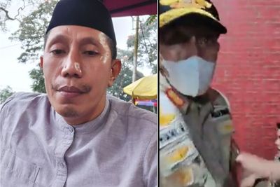 Tampang Oknum Satpol PP yang Pukuli Wanita Hamil dan Suaminya saat Razia PPKM, Ini Namanya