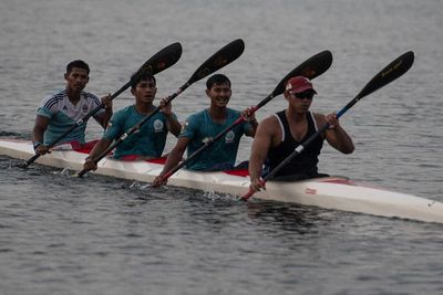 FOTO: Latihan Atlet Dayung DKI Jakarta
