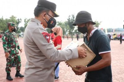Ringankan Beban Masyarakat Terdampak PPKM Darurat, Polda Sumut Salurkan 5.000 Paket Bansos