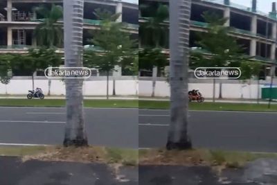 Duh! Sejumlah Pemuda Balap Liar di JIExpo saat PPKM Darurat, Ganggu Warga yang Olahraga
