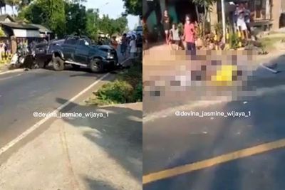 Mengerikan! Mobil Panther Ringsek Tabrak Truk Tronton di Tuban, 3 Orang Tewas & 4 Terluka