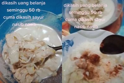 Pria Ini Beri Istri Rp50 Ribu Seminggu, Ngeluh Cuma Diberi Makan Sayur, Diserbu Emak-emak