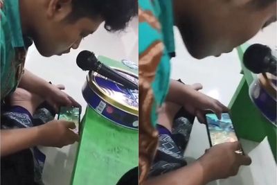 Waduh! Pemuda Ini Takbiran di Masjid Sambil Main Game Online, Banjir Kritik Netizen