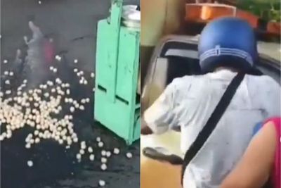 Heboh! Satpol PP Siantar Nyaris Diamuk Massa yang Geram Gerobak Dagangan Cilok Diangkut