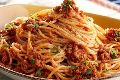 Resep Spaghetti Sarang Burung Saus Balado