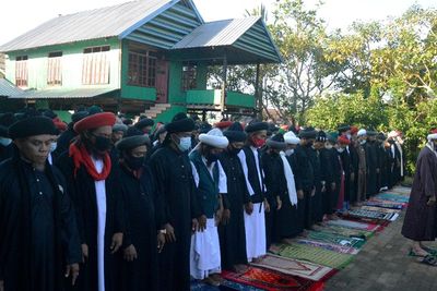 FOTO: Shalat Idul Adha Jamaah An Nadzir