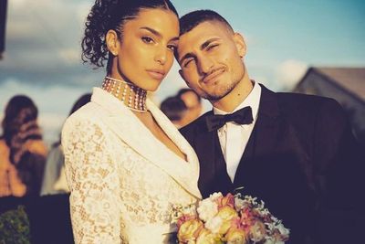 Sah! Gelandang Italia Marco Verratti Ikat Janji Suci dengan Kekasihnya Jessica Aidi