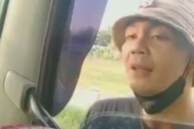 Viral Preman Palak Sopir Truk Minta Uang Buat Beli Tuak, Sok Jago Mentang Pemuda Setempat