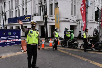FOTO: PPKM di Medan